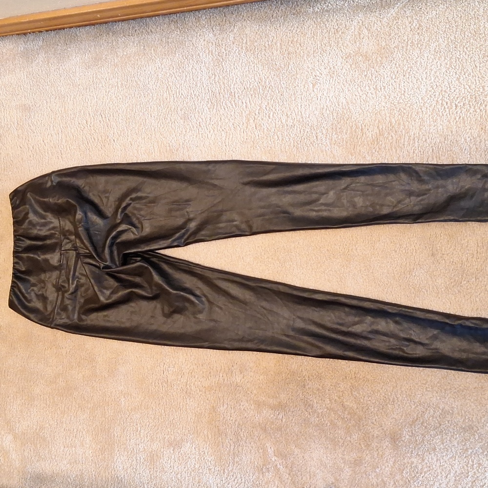 Wilfred & Free Faux Leather Skinny tight Sexy Pants Size XXS - Picture 6 of 9